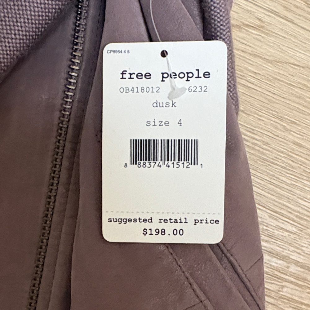 Clean & Minimal Jacket in Dusk by Free People NWT SIZE 4 - Picture 6 of 6